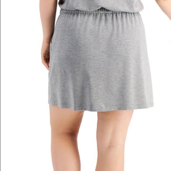 Plus Size Drawstring Dress - Picture 3 of 3